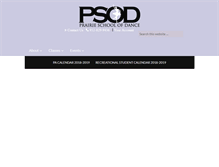 Tablet Screenshot of prairieschoolofdance.com